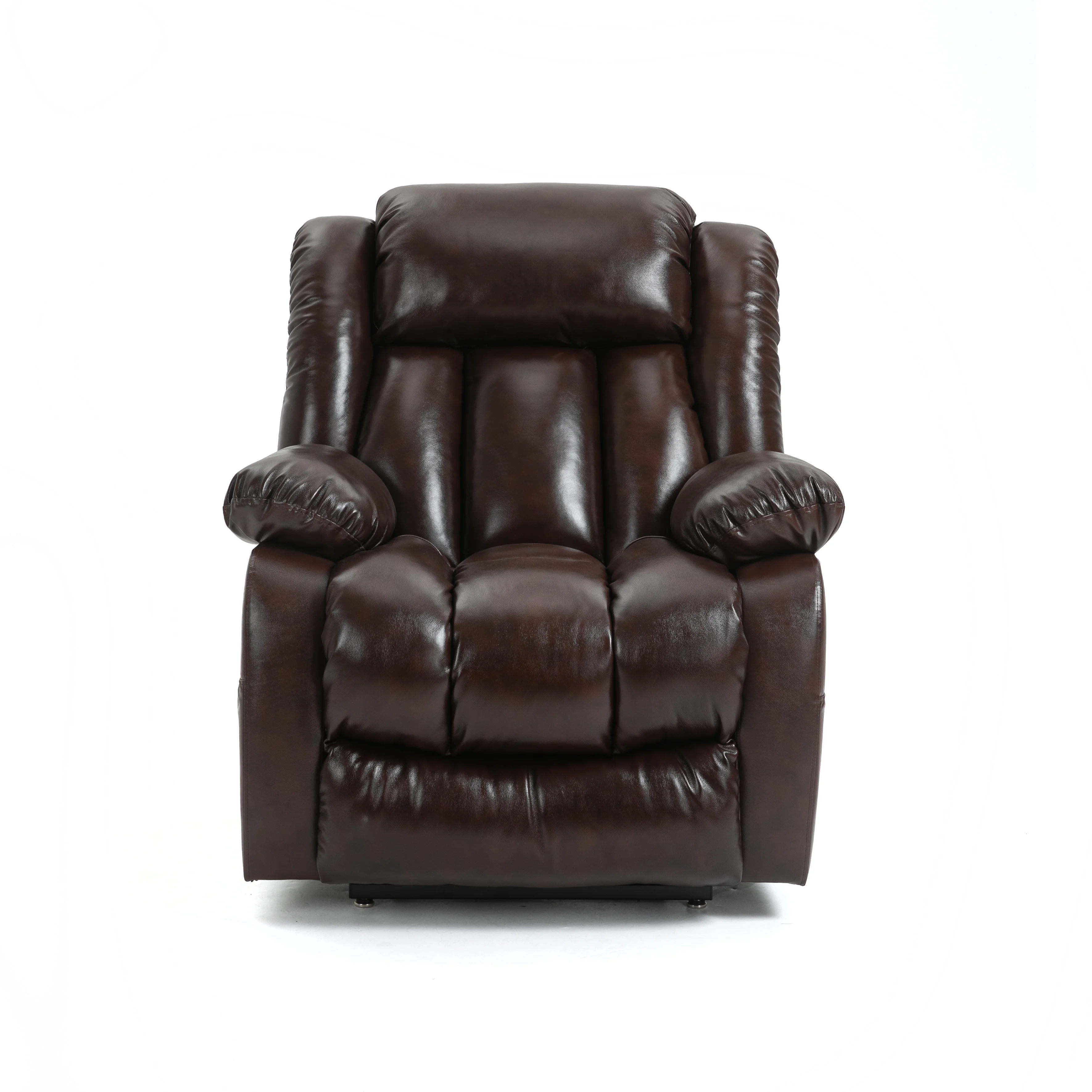 Dual Motor Infinite Position Up to 350 LBS Electric Medium size Genuine Leather Brown Power Lift Recliner Chair with 8-Point Vib
Dual Motor Infinite Position Up to 350 LBS Electric Medium size Genuine Leather Brown Power Lift Recliner Chair with 8-Point Vib