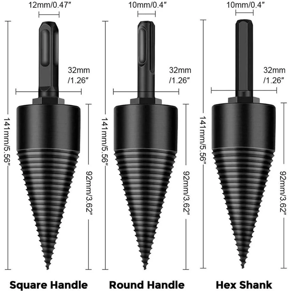 Firewood Chop Wood Drill Bit Firewood Split Splitter Cone Wood Splitting 32mm Cone Log Splitters Timber Breaking Chopper Impact
Firewood Chop Wood Drill Bit Firewood Split Splitter Cone Wood Splitting 32mm Cone Log Splitters Timber Breaking Chopper Impact