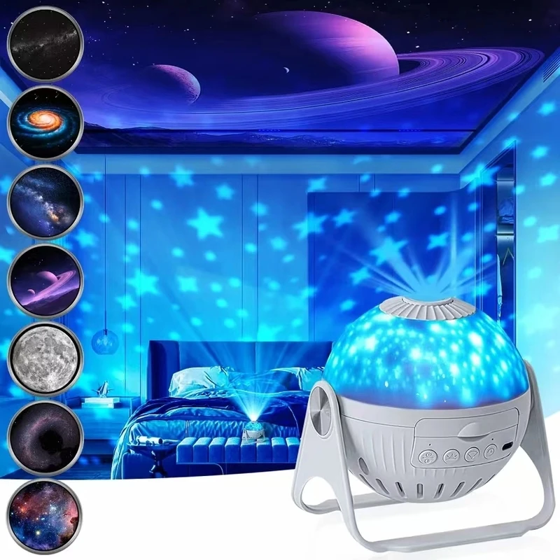 Galaxy Planetarium Projector 13 IN 1 LED Starry Sky Night Light Rotate For Kids Gifts Home Ceiling Room Decor Projector Lamp
Galaxy Planetarium Projector 13 IN 1 LED Starry Sky Night Light Rotate For Kids Gifts Home Ceiling Room Decor Projector Lamp