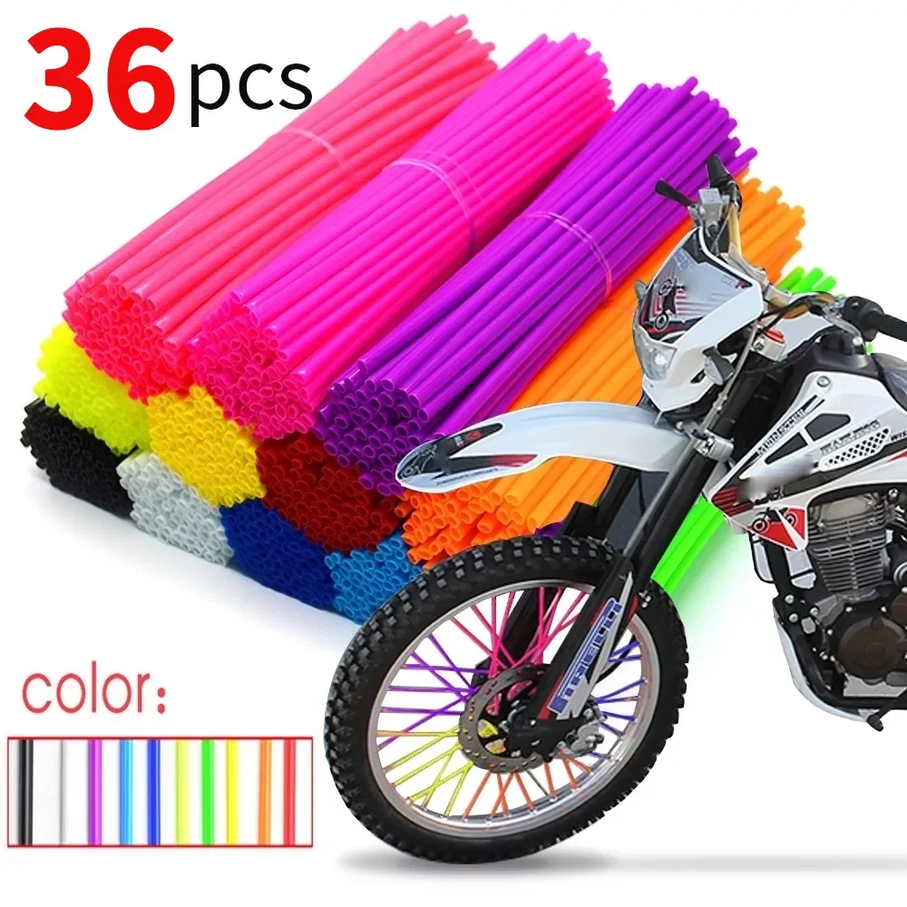 Universal Motorcycle Dirt Bike Wheel Rim Cover Spoke Skins Wrap Tubes Decor Protector 36 Pcs Red Blue Black Orange
Universal Motorcycle Dirt Bike Wheel Rim Cover Spoke Skins Wrap Tubes Decor Protector 36 Pcs Red Blue Black Orange