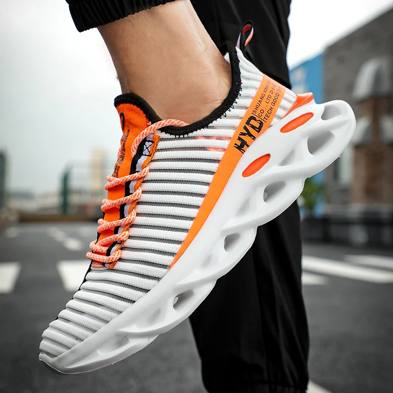 Hemmyi Men Sneakers Lightweight Breathable Mesh Thick Bottom Men Shoes Comfortable Anti-slip Wearable Jogging Shoes Couple Shoes
Hemmyi Men Sneakers Lightweight Breathable Mesh Thick Bottom Men Shoes Comfortable Anti-slip Wearable Jogging Shoes Couple Shoes