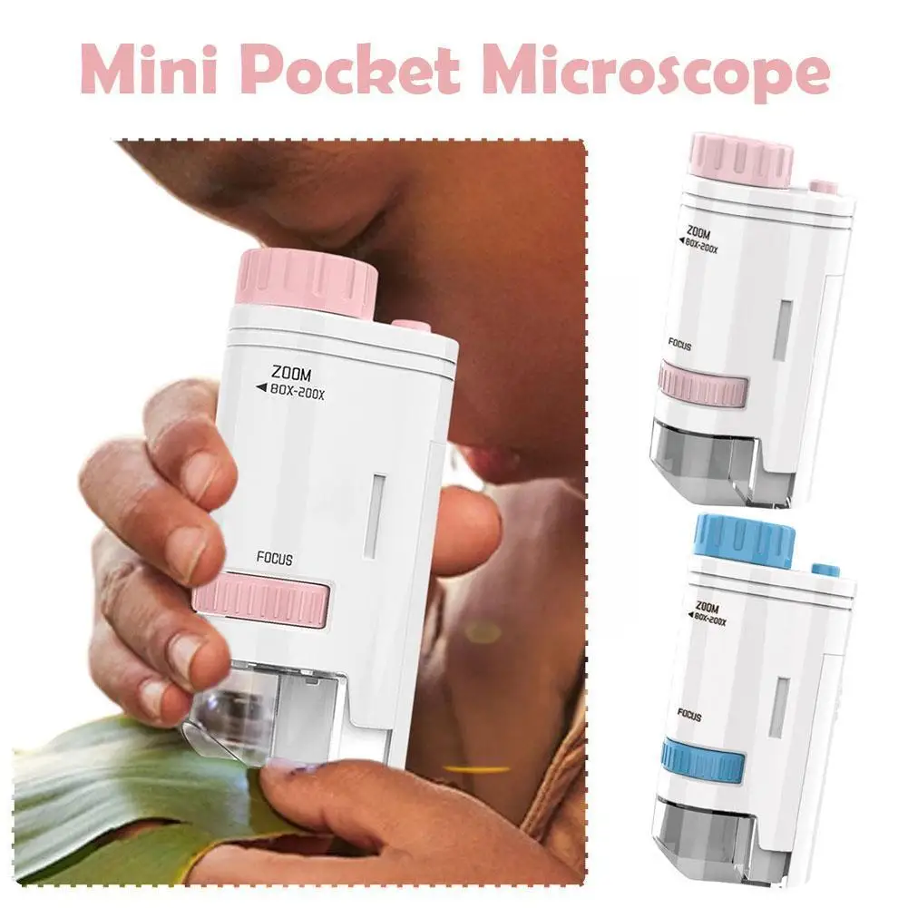 Pocket Microscope 80x-200x Zoom Microscope For Kids Pocket Microscope For Kids Boys And Girls Mini Stemscope With Light Nat J6p3
Pocket Microscope 80x-200x Zoom Microscope For Kids Pocket Microscope For Kids Boys And Girls Mini Stemscope With Light Nat J6p3