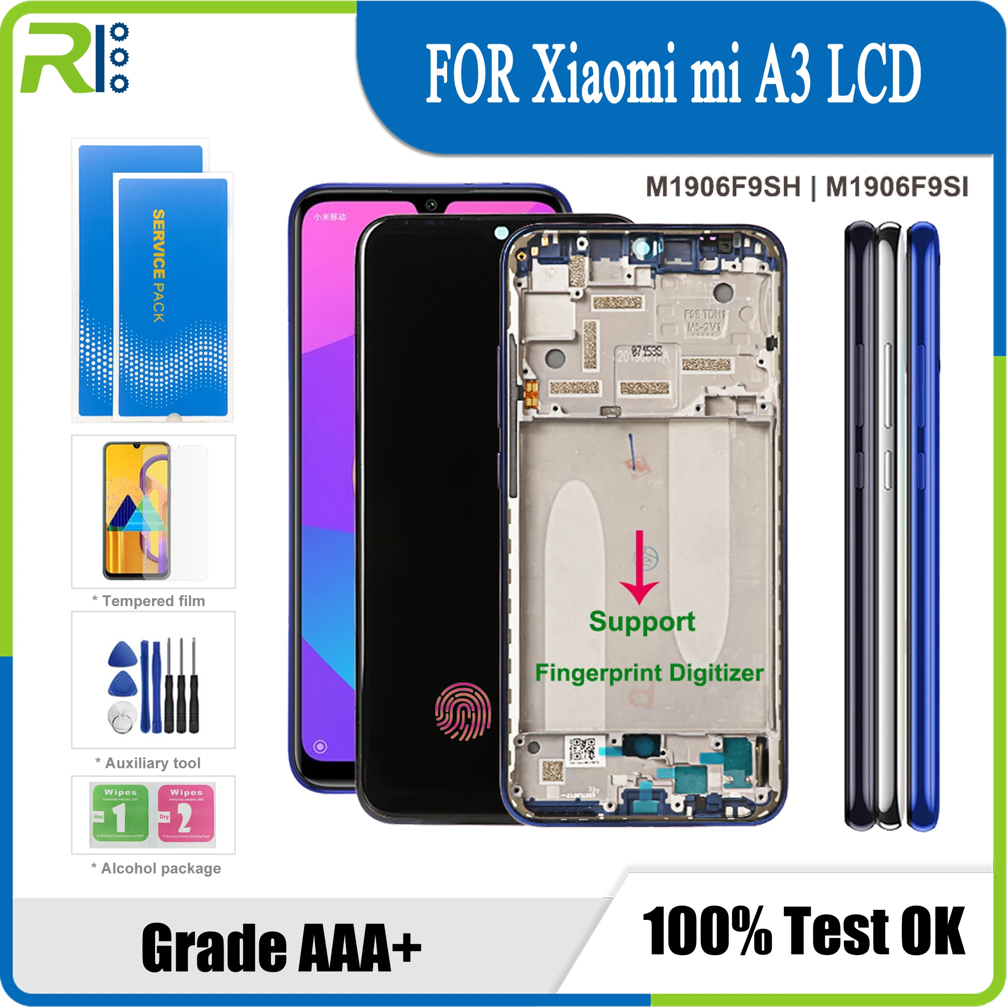 AMOLED экран 6,01 дюйма для Xiaomi Mi A3, ЖК-дисплей MIA3, сенсорный экран для Xiaomi MI CC9E, сменный дигитайзер для Xiaomi Mi a3, экран дисплея
AMOLED экран 6,01 дюйма для Xiaomi Mi A3, ЖК-дисплей MIA3, сенсорный экран для Xiaomi MI CC9E, сменный дигитайзер для Xiaomi Mi a3, экран дисплея
