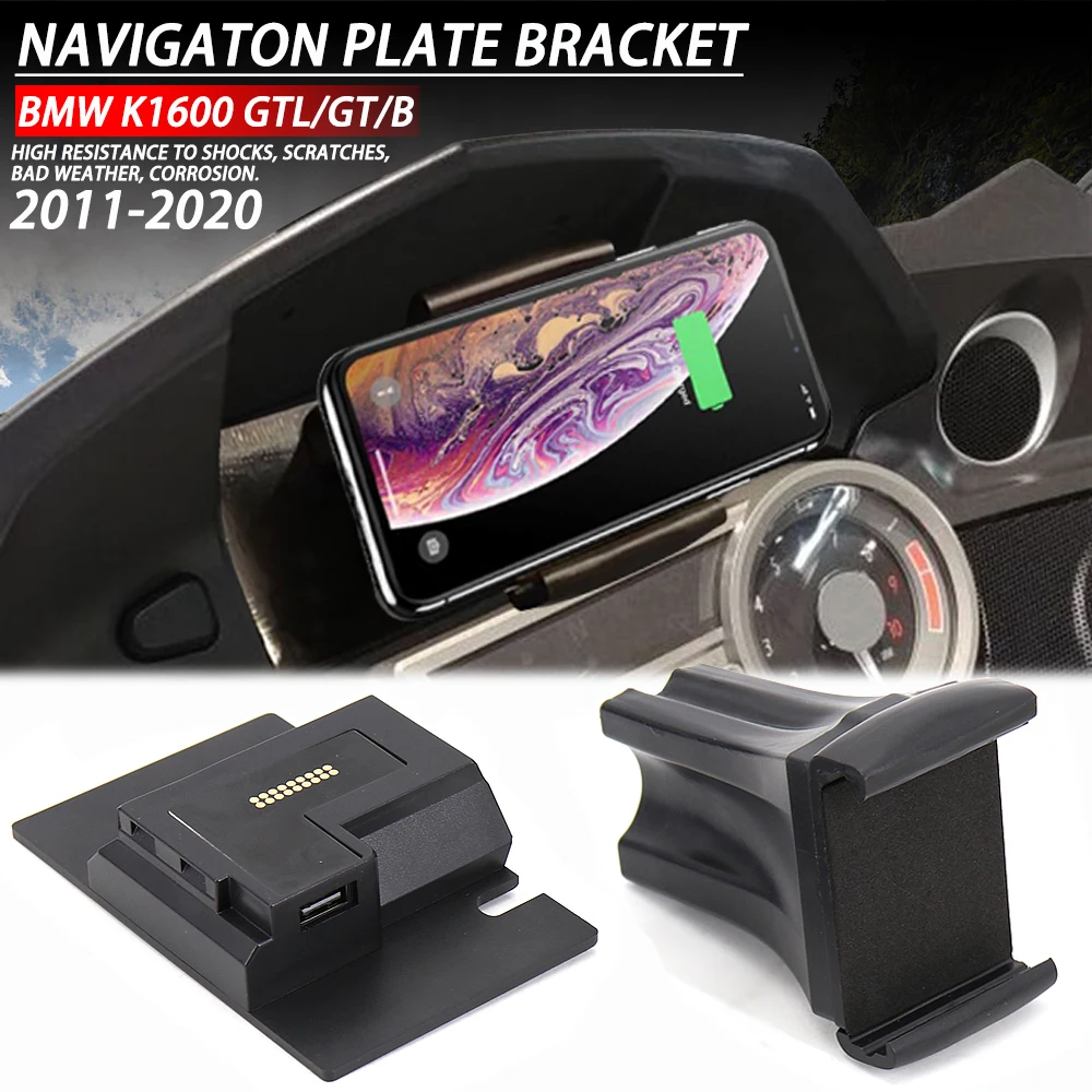 Motorcycle Navigation Bracket K1600 B GT GTL GPS Phone USB Charger Holder Mount Stand For BMW K1600GTL K1600GT K1600B 2011-2020
Motorcycle Navigation Bracket K1600 B GT GTL GPS Phone USB Charger Holder Mount Stand For BMW K1600GTL K1600GT K1600B 2011-2020