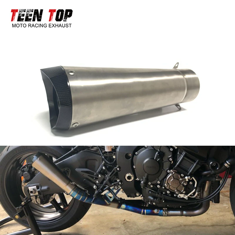 Выхлопная система для мотоцикла, глушитель из титанового сплава, 60,5 мм, для мотоциклов Yamaha R1 R6 MT07 MT09 FZ09 XSR900
Выхлопная система для мотоцикла, глушитель из титанового сплава, 60,5 мм, для мотоциклов Yamaha R1 R6 MT07 MT09 FZ09 XSR900