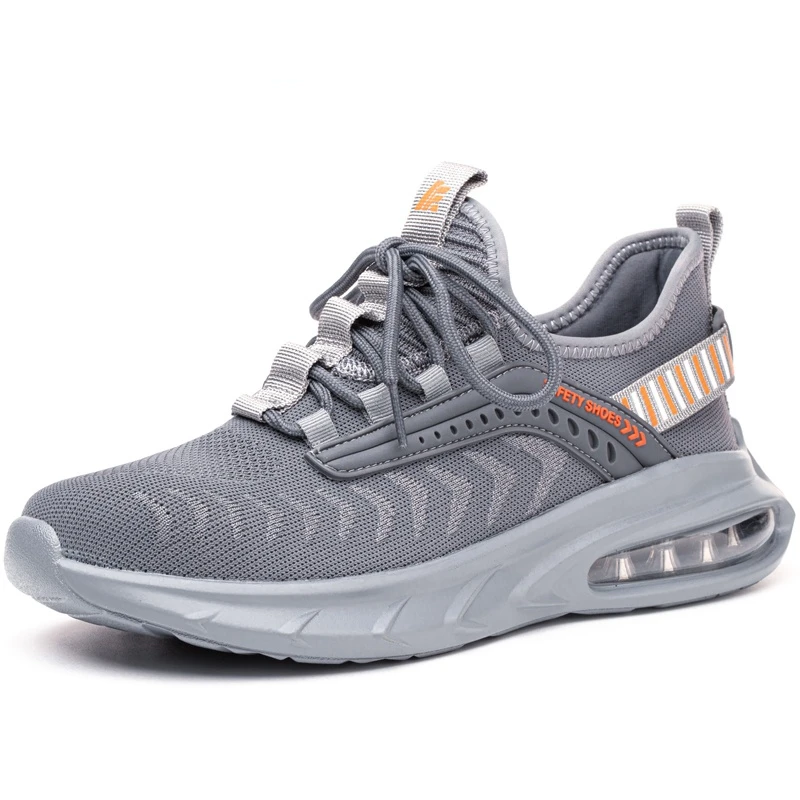 New Gray Air Cushion Male Work Shoes Sneakers Steel Toe Shoes Indestructible Safety Shoes Man Puncture-Proof Industrial Shoes
New Gray Air Cushion Male Work Shoes Sneakers Steel Toe Shoes Indestructible Safety Shoes Man Puncture-Proof Industrial Shoes