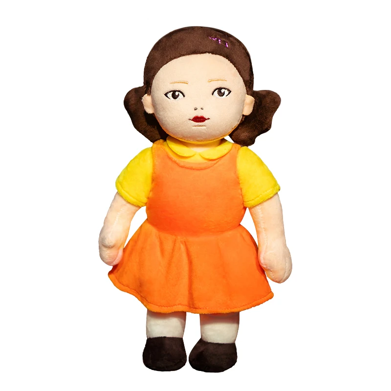 40cm New Wooden Man Squid Game Plush Toys Stuffed Korean Fun Film&TV Peripheral Luminous Doll for Girls Kids Halloween Gifts
40cm New Wooden Man Squid Game Plush Toys Stuffed Korean Fun Film&TV Peripheral Luminous Doll for Girls Kids Halloween Gifts