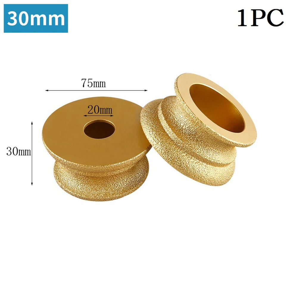1 Pc Vacuum Brazed Diamond Grinding Wheel 75*20mm Edge Profile Abrasive For Marble Granite Ceramic Polishing Power Tools Parts
1 Pc Vacuum Brazed Diamond Grinding Wheel 75*20mm Edge Profile Abrasive For Marble Granite Ceramic Polishing Power Tools Parts
