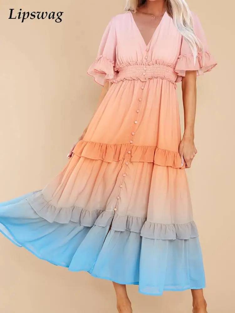 2022 Summer Elegant Patchwork Print Pleated Dresses Women Casual Short Sleeve Long Dress Ladies Fashion V-Neck Office Maxi Dress
2022 Summer Elegant Patchwork Print Pleated Dresses Women Casual Short Sleeve Long Dress Ladies Fashion V-Neck Office Maxi Dress
