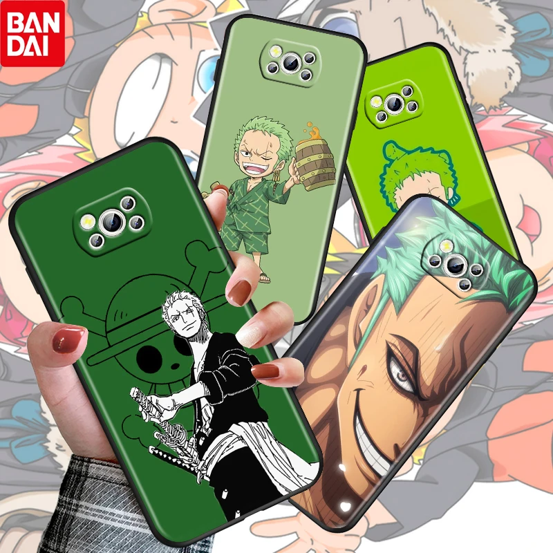ONE PIECE Roronoa Zoro For Xiaomi Poco M4 X3 F3 GT NFC M3 C3 M2 F2 F1 X2 Pro Mi Mix3 Soft Silicone Black Phone Case Cover Fundas
ONE PIECE Roronoa Zoro For Xiaomi Poco M4 X3 F3 GT NFC M3 C3 M2 F2 F1 X2 Pro Mi Mix3 Soft Silicone Black Phone Case Cover Fundas