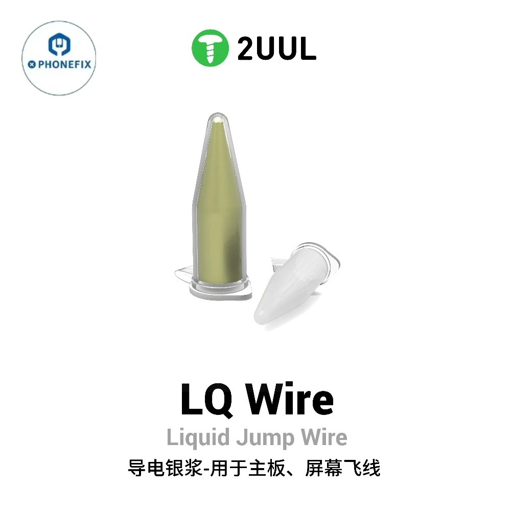 2UUL LQ, высокая проводимость, высокая адгезия, термостойкость, жидкий соединительный провод для разъема экрана мобильного телефона, инструмент для ремонта печатной платы
2UUL LQ, высокая проводимость, высокая адгезия, термостойкость, жидкий соединительный провод для разъема экрана мобильного телефона, инструмент для ремонта печатной платы