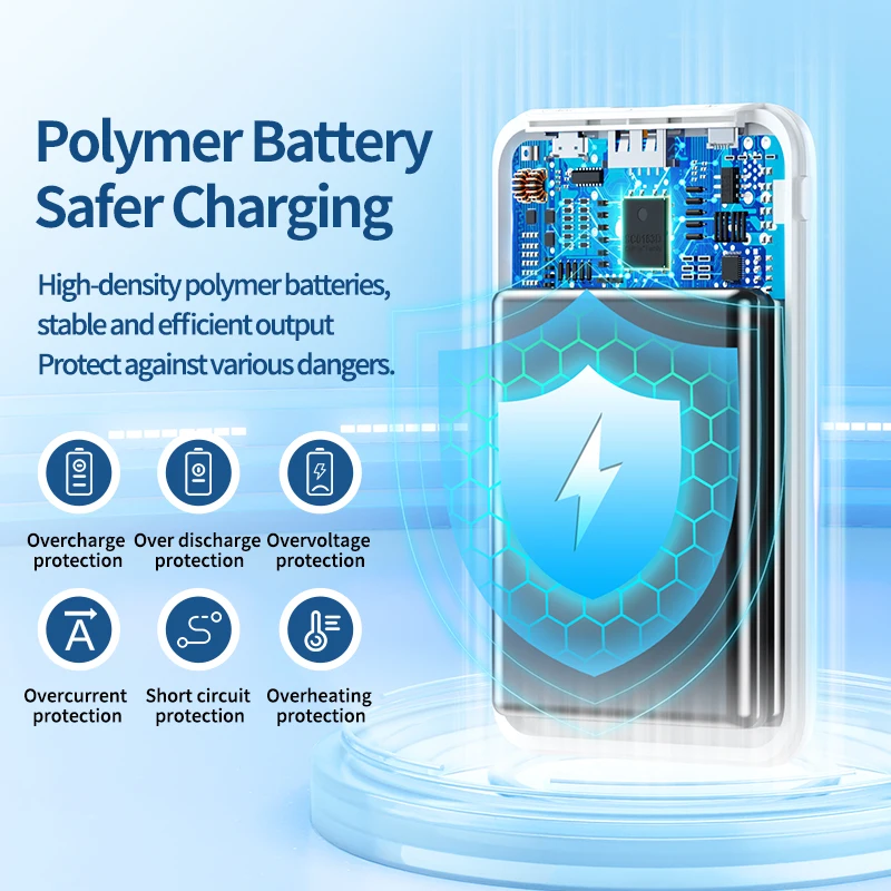 

REMAX RPP-60 22.5W PD+QC Portable Powerbank Fast Charging Power Bank 10000mAh With LED Light