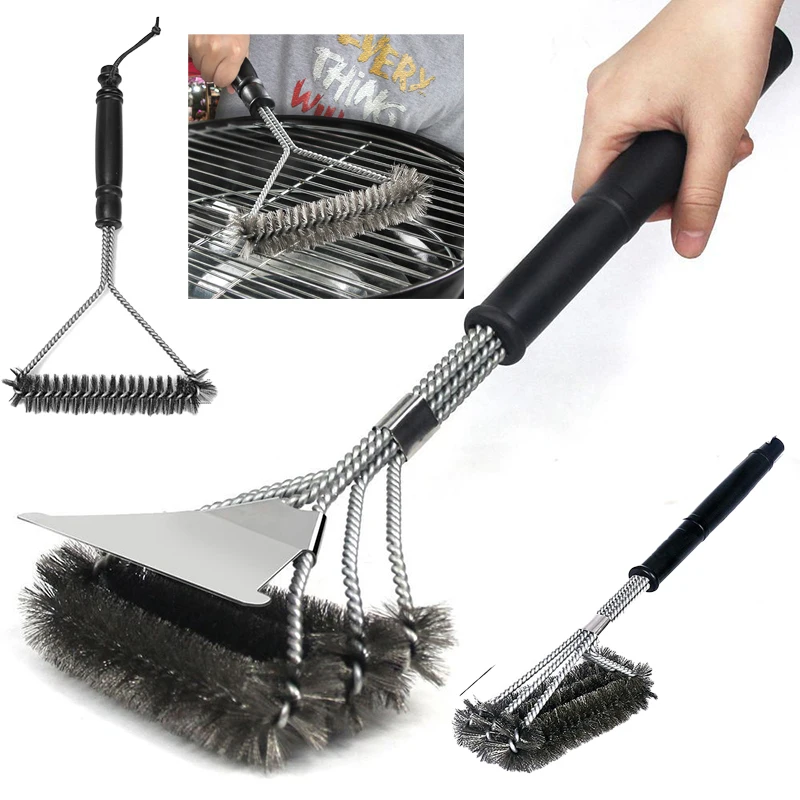 Kitchen Accessories BBQ Grill Barbecue Cleaning Brush Stainless Steel Cooking Tool Barbecue Grill Wire Brush Kitchen Clean Tool
Kitchen Accessories BBQ Grill Barbecue Cleaning Brush Stainless Steel Cooking Tool Barbecue Grill Wire Brush Kitchen Clean Tool