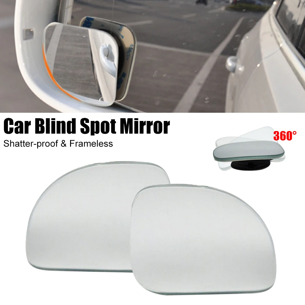 2Pcs Frameless Blind Spot Mirror Wide Angle with 360 Degree Adjustable Base Car Rearview Convex Mirror Parking Auxiliary Mirror
2Pcs Frameless Blind Spot Mirror Wide Angle with 360 Degree Adjustable Base Car Rearview Convex Mirror Parking Auxiliary Mirror