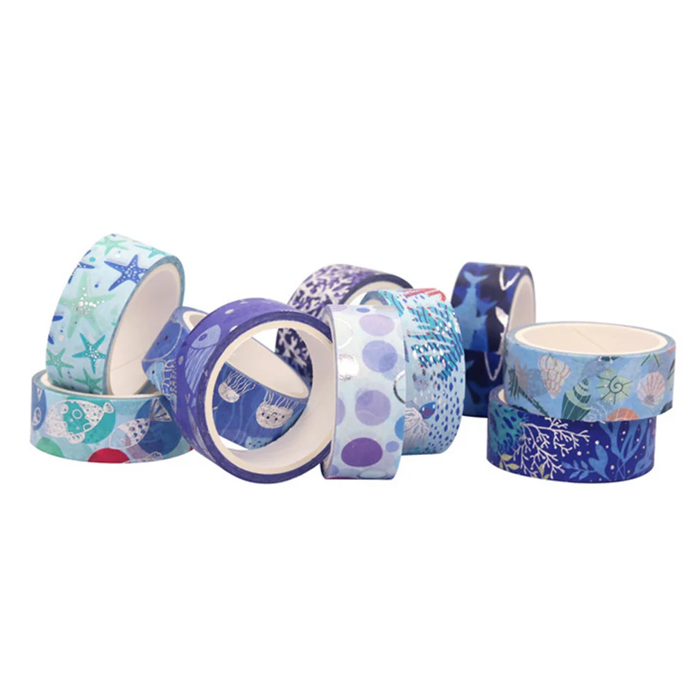 10 Rolls Fashion Creative Chic Ocean Style Washi Tape Paper Tape Decorative Masking Tape
10 Rolls Fashion Creative Chic Ocean Style Washi Tape Paper Tape Decorative Masking Tape