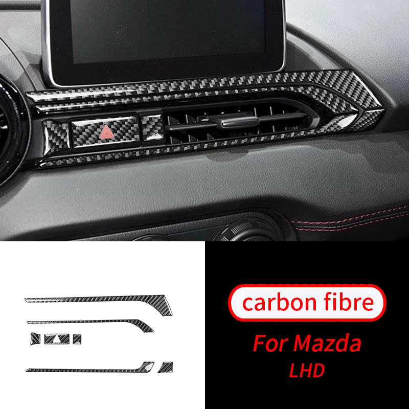 For Mazda MX-5 Miata 2009-2015 7 PCS Real Carbon Fiber Central AC Air Vent Outlet Trim Car Interior Accessories
For Mazda MX-5 Miata 2009-2015 7 PCS Real Carbon Fiber Central AC Air Vent Outlet Trim Car Interior Accessories