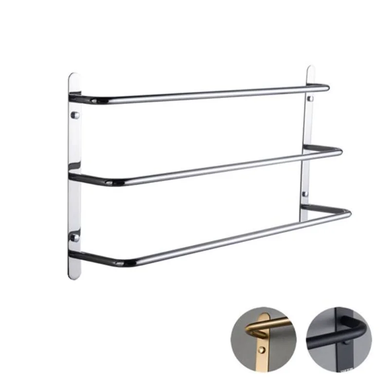 304 Stainless Steel Hand Polishing Finished Three Stagger Layers Towel Bars Towel Rack Wall Mounted Multilayer
304 Stainless Steel Hand Polishing Finished Three Stagger Layers Towel Bars Towel Rack Wall Mounted Multilayer