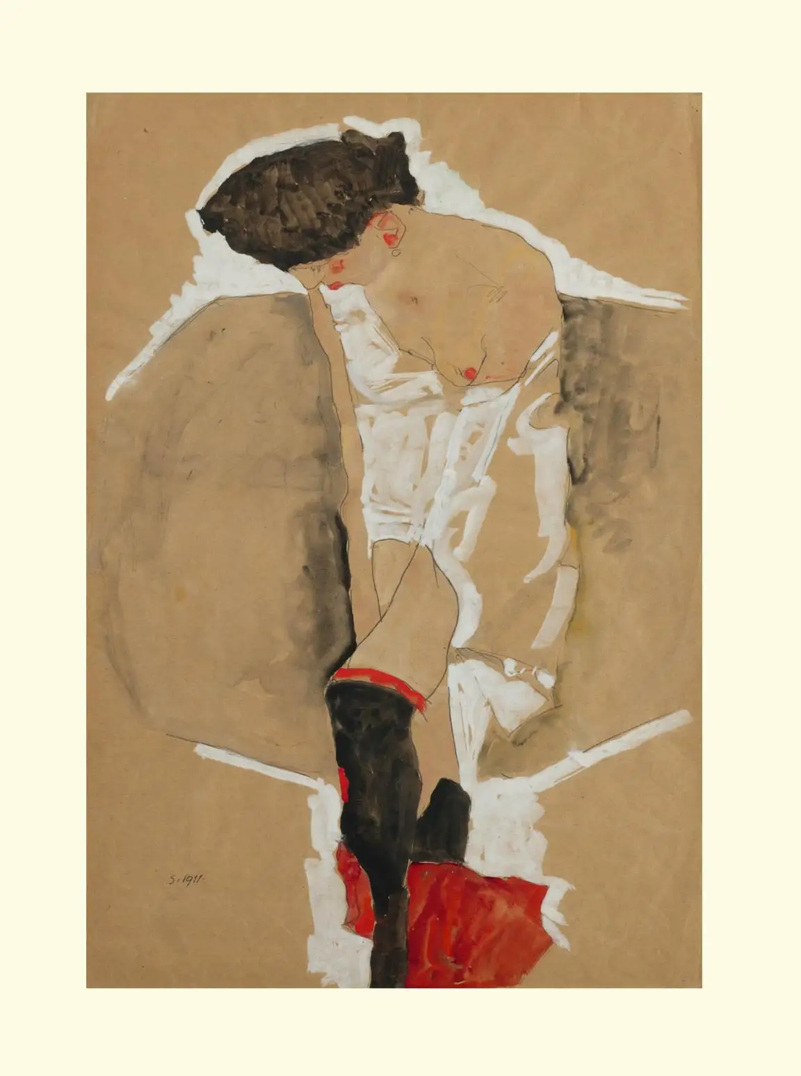 Постер с эскизом Egon Schiele
Постер с эскизом Egon Schiele