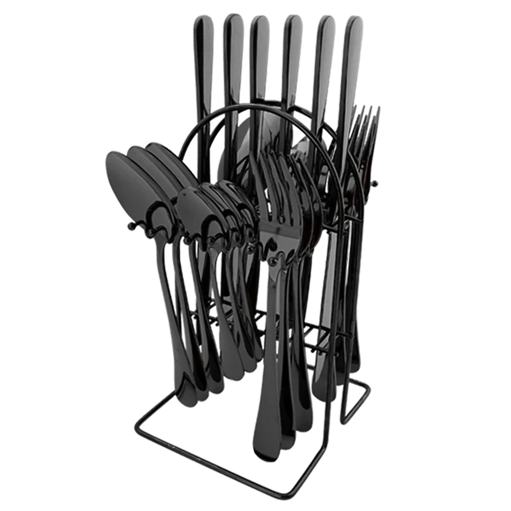 Набор столовых приборов из нержавеющей стали, 24 шт. 
Набор столовых приборов из нержавеющей стали, 24 шт.