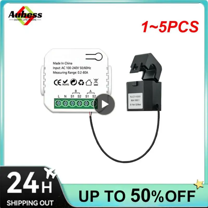 1~5PCS Tuya Smart 2 Way WiFi Energy Meter Bidirection 1/2 Channel with Clamp App Monitor Solar Produced and Consumed Power
1~5PCS Tuya Smart 2 Way WiFi Energy Meter Bidirection 1/2 Channel with Clamp App Monitor Solar Produced and Consumed Power