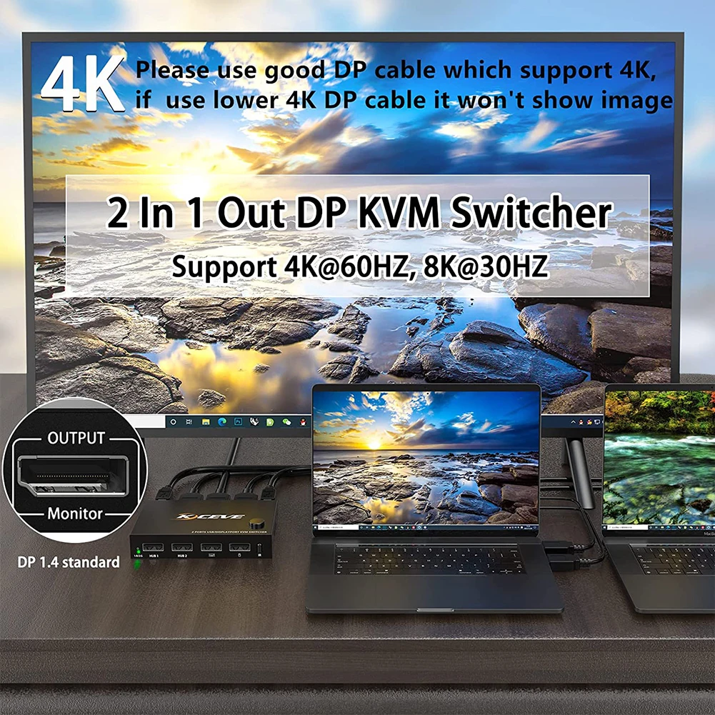 Сплиттер-переключатель USB ПК двойной монитор DP USB KVM-переключатель 4K 60 Гц Displayport 1,4 для универсального принтера Мышь Клавиатура для ПК ноутбук...
Сплиттер-переключатель USB ПК двойной монитор DP USB KVM-переключатель 4K 60 Гц Displayport 1,4 для универсального принтера Мышь Клавиатура для ПК ноутбук...