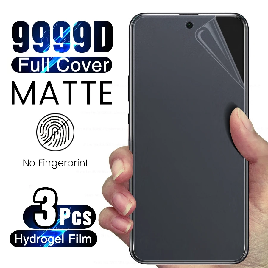 

Матовая Мягкая Гидрогелевая пленка 9999D для Samsung Galaxy A14 A34 A54 A 14 34 54 5G, защитная пленка для экрана с защитой от отпечатков пальцев, 3 шт.