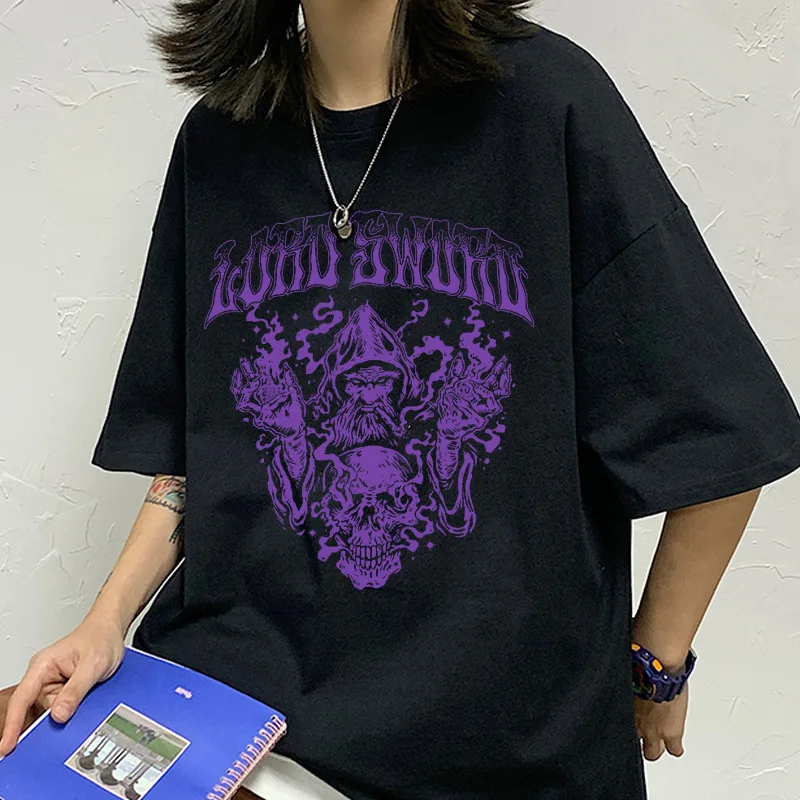 Gothic Two-dimensional Oversized T-shirt Short-sleeved T-shirt Women's Summer New Street Style Harajuku Top Cool Women's T-shirt
Gothic Two-dimensional Oversized T-shirt Short-sleeved T-shirt Women's Summer New Street Style Harajuku Top Cool Women's T-shirt