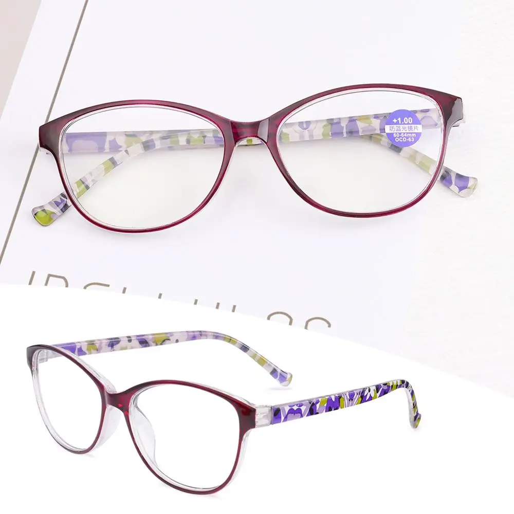 Fashion Flowers Elegant Portable Ultra Light Frame Eye Protection Reading Glasses Anti-Blue Light Eyeglasses
Fashion Flowers Elegant Portable Ultra Light Frame Eye Protection Reading Glasses Anti-Blue Light Eyeglasses