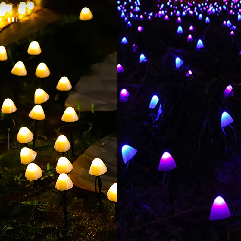 10pcs Outdoor Led String Lamp Pathway Landscape Lights Mini Solar Mushroom Shaped Light Garden Supplies Home Decoration
10pcs Outdoor Led String Lamp Pathway Landscape Lights Mini Solar Mushroom Shaped Light Garden Supplies Home Decoration