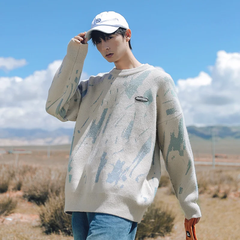 Men's Graffiti Style Jacquard Sweater Men's Autumn and Winter 2022 New Fashion Couple's Knitwear
Men's Graffiti Style Jacquard Sweater Men's Autumn and Winter 2022 New Fashion Couple's Knitwear