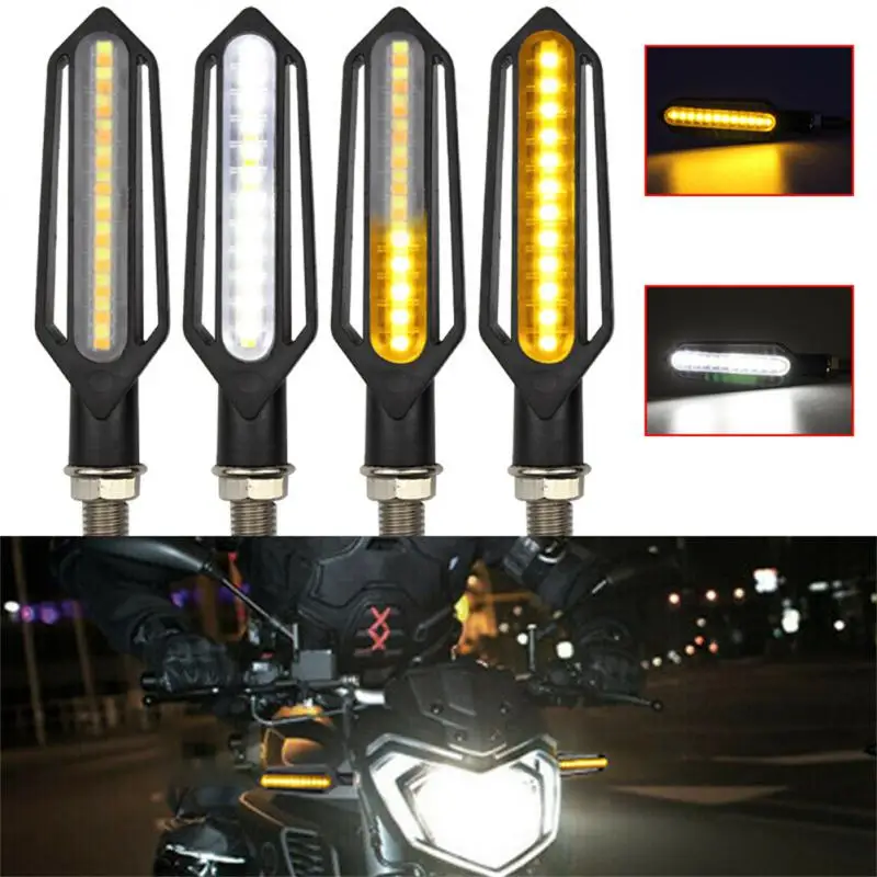 Motorcycle Turn Signal Light Modification Accessories LED Turn Signal Two-color Flow Signal Light Brake Turning Light
Motorcycle Turn Signal Light Modification Accessories LED Turn Signal Two-color Flow Signal Light Brake Turning Light
