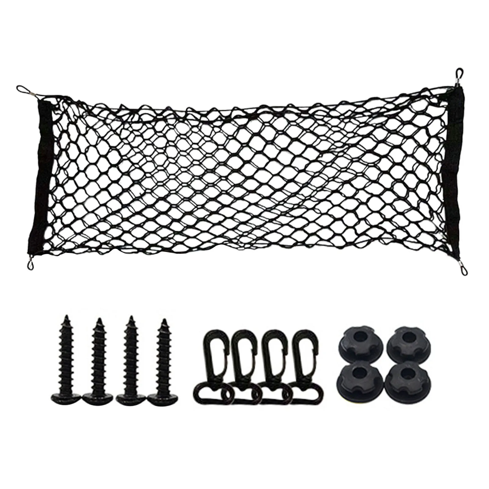 Car Storage Mesh Net Heavy Duty Stretchable Elastic Luggage Netting Adjustable Trunk Storage Net With Hook For Cars Trucks
Car Storage Mesh Net Heavy Duty Stretchable Elastic Luggage Netting Adjustable Trunk Storage Net With Hook For Cars Trucks