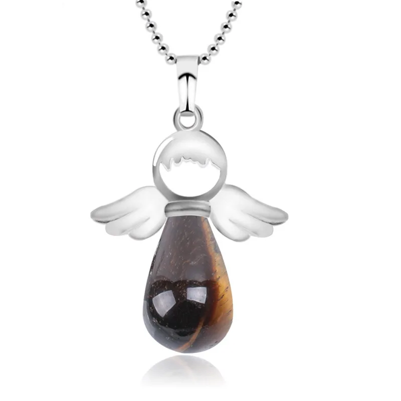 Natural Stone Necklace Jewelry Exquisite Angel Wings Necklace Drop Pendant Ladies Jewelry Sweater Chain Jewelry Accessories
Natural Stone Necklace Jewelry Exquisite Angel Wings Necklace Drop Pendant Ladies Jewelry Sweater Chain Jewelry Accessories