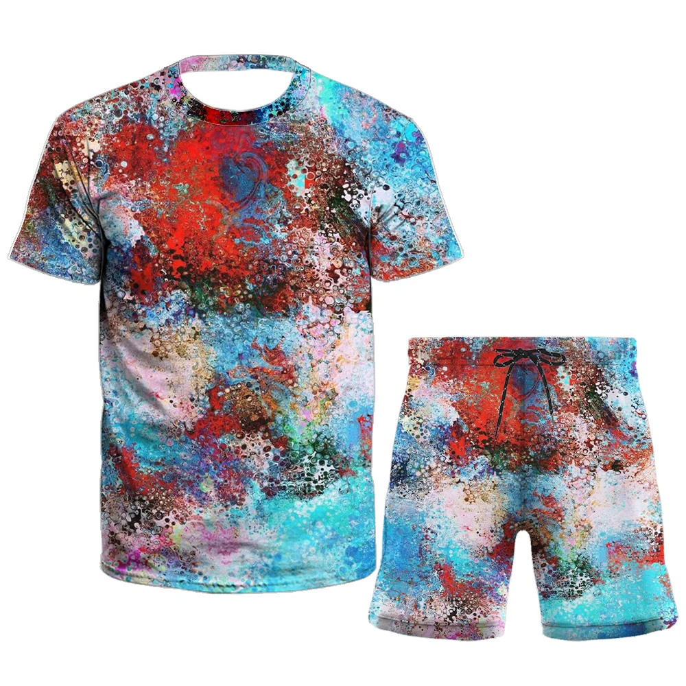 Summer fashion casual men's funny personality hip-hop short sleeve suit large size
Summer fashion casual men's funny personality hip-hop short sleeve suit large size