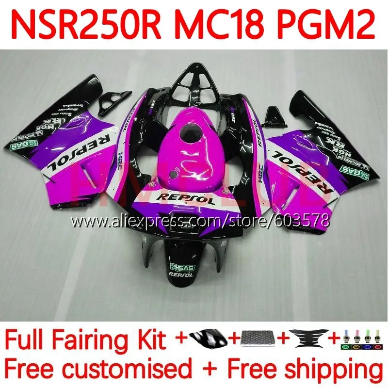 Body For HONDA NSR250 NSR 250 R RR MC18 PGM2 NSR 250R NS250 MC16 NSR250R 1988 1989 NSR250RR 88 89 Fairing 124No.137 rose respol
Body For HONDA NSR250 NSR 250 R RR MC18 PGM2 NSR 250R NS250 MC16 NSR250R 1988 1989 NSR250RR 88 89 Fairing 124No.137 rose respol