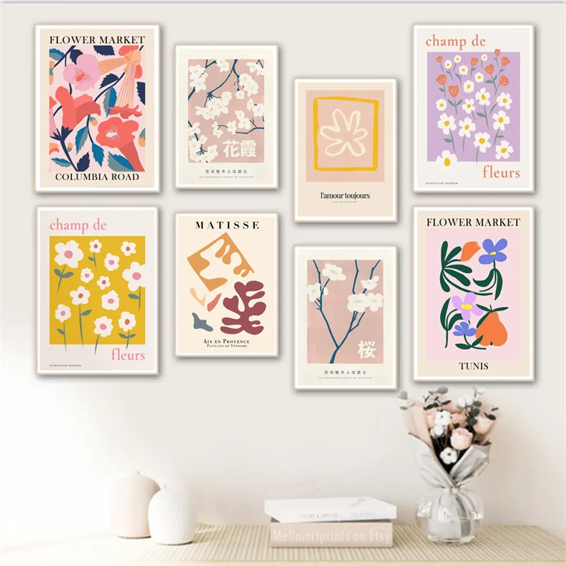 Coloured Drawing Japan Plant Flower Posters And Prints Vintage Canvas Painting Bedroom Home Decoration HD Wall Art Picture Gift
Coloured Drawing Japan Plant Flower Posters And Prints Vintage Canvas Painting Bedroom Home Decoration HD Wall Art Picture Gift