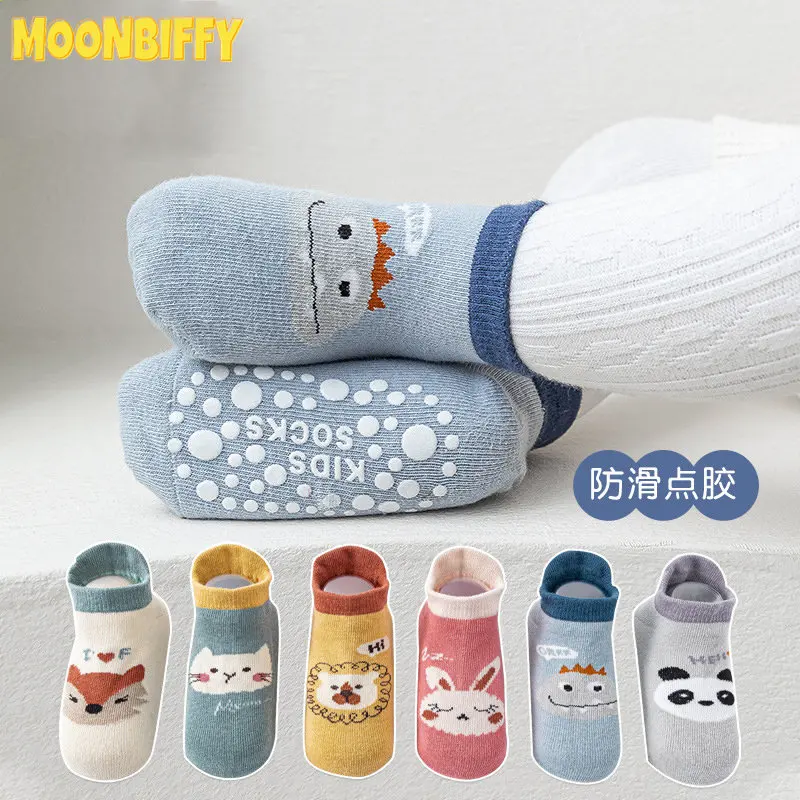 Весна-осень, детские Нескользящие носки из чесаного хлопка
Весна-осень, детские Нескользящие носки из чесаного хлопка