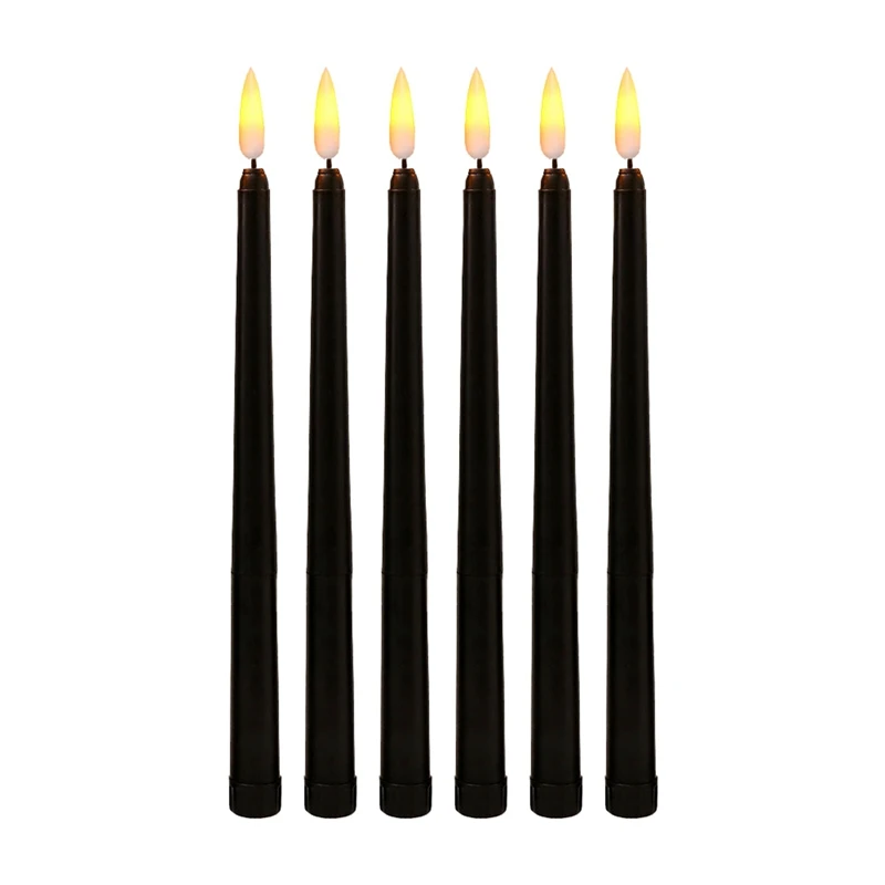Упаковка из 18 черных светодиодный свечей на день рождения, желтая беспламенная Мерцающая батарея
Упаковка из 18 черных светодиодный свечей на день рождения, желтая беспламенная Мерцающая батарея