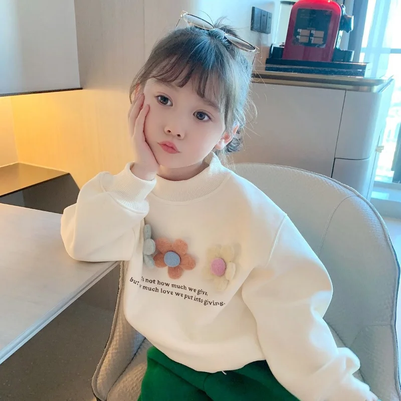 Autumn 2023 Thin Long-Sleeved Sweater Fresh All-Matching Fashionable Baby Small and Medium Children's Tops Spring Girls Sweater
Autumn 2023 Thin Long-Sleeved Sweater Fresh All-Matching Fashionable Baby Small and Medium Children's Tops Spring Girls Sweater