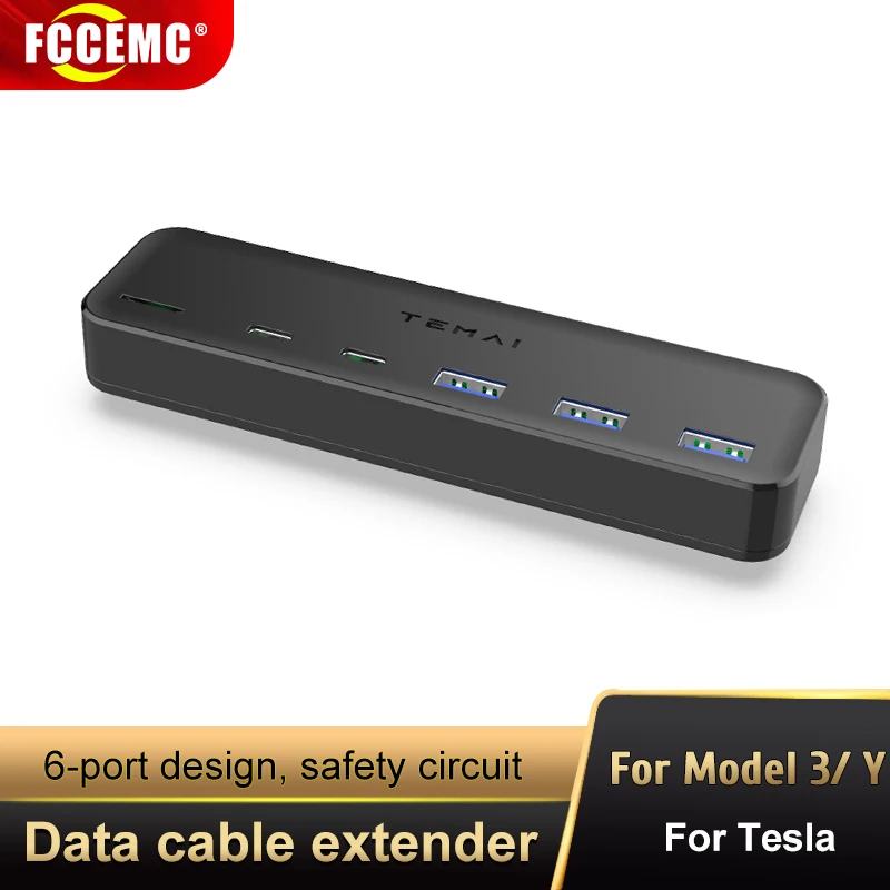 Upgrade For 2021 Tesla Model3 / Y HUB Tesla Model 3 Accessories USB Splitter Hub Docking Station Speed Max Hub Extender Charger
Upgrade For 2021 Tesla Model3 / Y HUB Tesla Model 3 Accessories USB Splitter Hub Docking Station Speed Max Hub Extender Charger