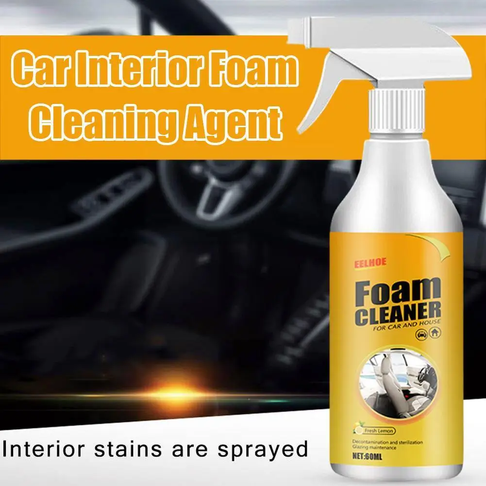 Multifunctional Foam Cleaner Car Leather Seat Cleaner Cleaning Accessories Spray Foam Automotive Interior Spray Car X6S7
Multifunctional Foam Cleaner Car Leather Seat Cleaner Cleaning Accessories Spray Foam Automotive Interior Spray Car X6S7