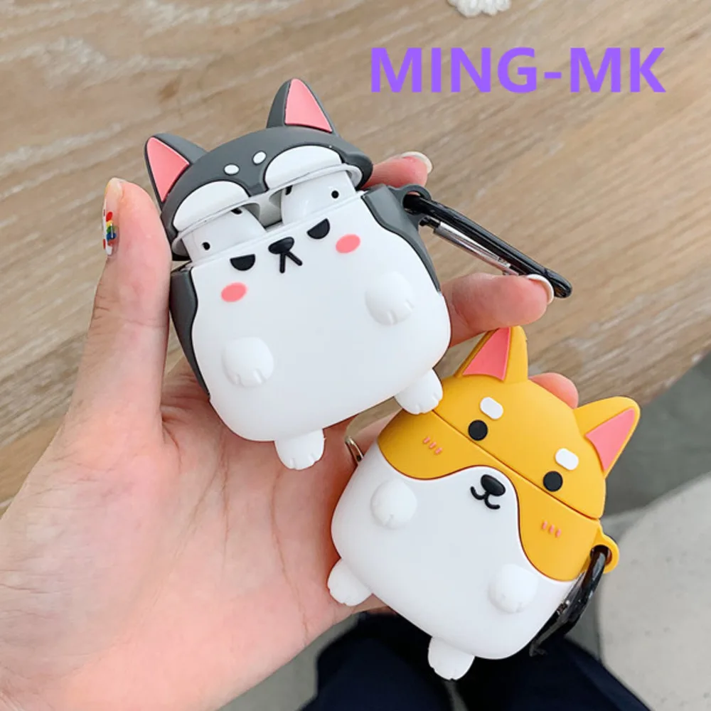 3D Cute Cartoon Corgi Dog Case for Apple Airpods 1 2 3 Headphone Earphone Protective Soft Silicone Cover For Air pod Pro Case
3D Cute Cartoon Corgi Dog Case for Apple Airpods 1 2 3 Headphone Earphone Protective Soft Silicone Cover For Air pod Pro Case