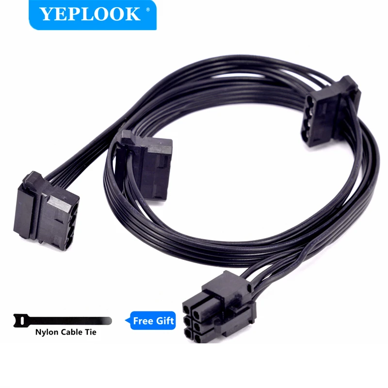 PCIe 6Pin to 3 Molex 4Pin Cable For Seasonic PRIME GX/PX/TX/Snow Silent/Gold 1300W, 1200W, 1050W, 1000W, 850W, 750W, 650W, 550W
PCIe 6Pin to 3 Molex 4Pin Cable For Seasonic PRIME GX/PX/TX/Snow Silent/Gold 1300W, 1200W, 1050W, 1000W, 850W, 750W, 650W, 550W