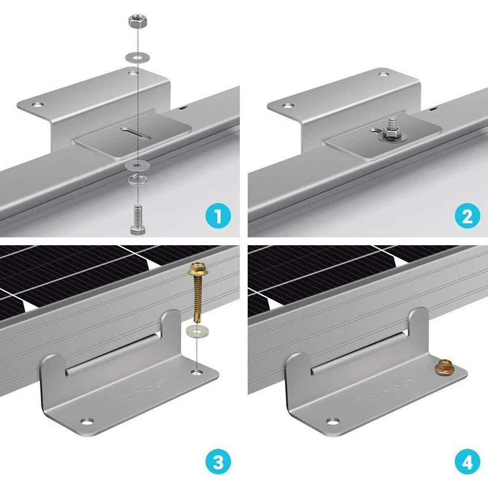For Solar Panel Mounting Boat Z Bracket Set Solar Panels Mounting Ccnvenience Resist Ultraviolet Light Strength
For Solar Panel Mounting Boat Z Bracket Set Solar Panels Mounting Ccnvenience Resist Ultraviolet Light Strength