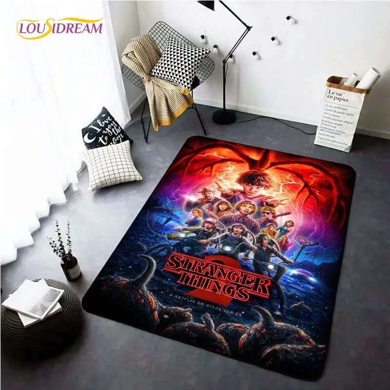 horror Movie Stranger Things Area Rugs for Living Rome Anti Slip Carpet Bedroom Soft Floormat Doormat Home Decor Gift Picnic
horror Movie Stranger Things Area Rugs for Living Rome Anti Slip Carpet Bedroom Soft Floormat Doormat Home Decor Gift Picnic