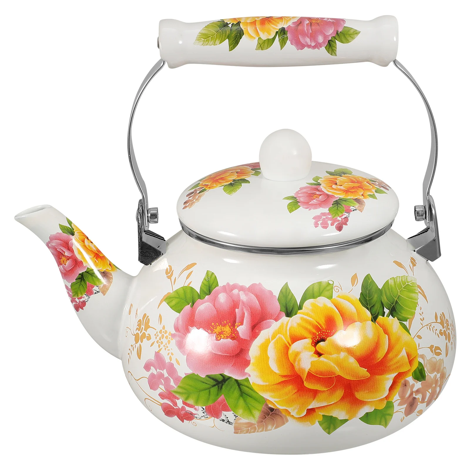 Old Fashioned Enamel Teapot Portable Kettle Porcelain Enameled Teakettle Handheld Water
Old Fashioned Enamel Teapot Portable Kettle Porcelain Enameled Teakettle Handheld Water