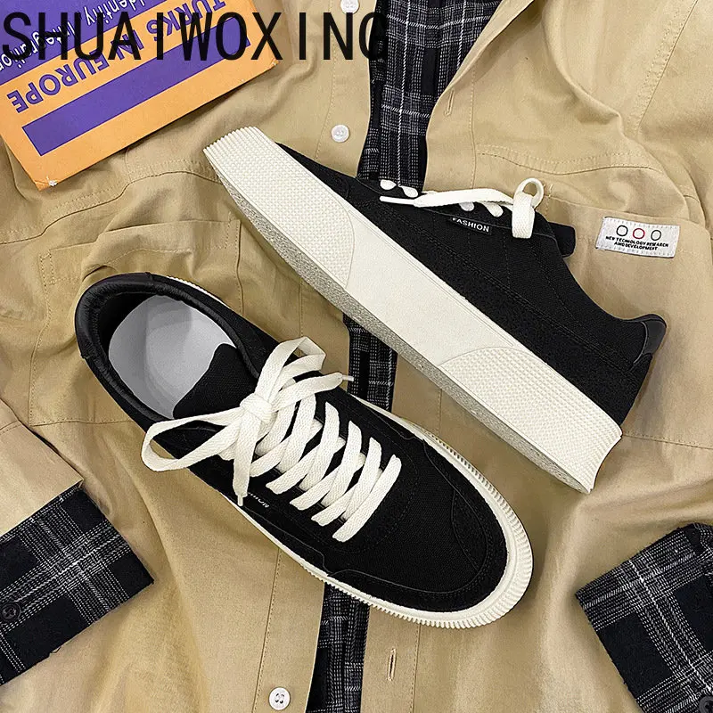 Canvas shoes men's shoes in summer 2022, new leisure niche, low top and thick bottom, increased autumn tide shoes, casual shoes.
Canvas shoes men's shoes in summer 2022, new leisure niche, low top and thick bottom, increased autumn tide shoes, casual shoes.