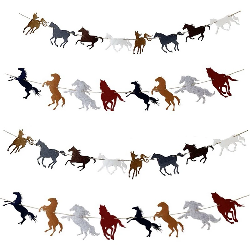 Horse Garland Banner Horse Racing Streamer Horse Party Garland for Horse Racing Birthday Wedding Party Decoration
Horse Garland Banner Horse Racing Streamer Horse Party Garland for Horse Racing Birthday Wedding Party Decoration