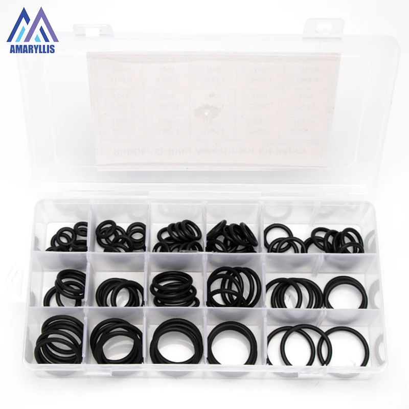 94PCS/box Airsoft NBR Rubber Sealing O-rings High Pressure Seal Gasket Replacements Kit 15 Sizes OD15-35mm CS3.1mm
94PCS/box Airsoft NBR Rubber Sealing O-rings High Pressure Seal Gasket Replacements Kit 15 Sizes OD15-35mm CS3.1mm
