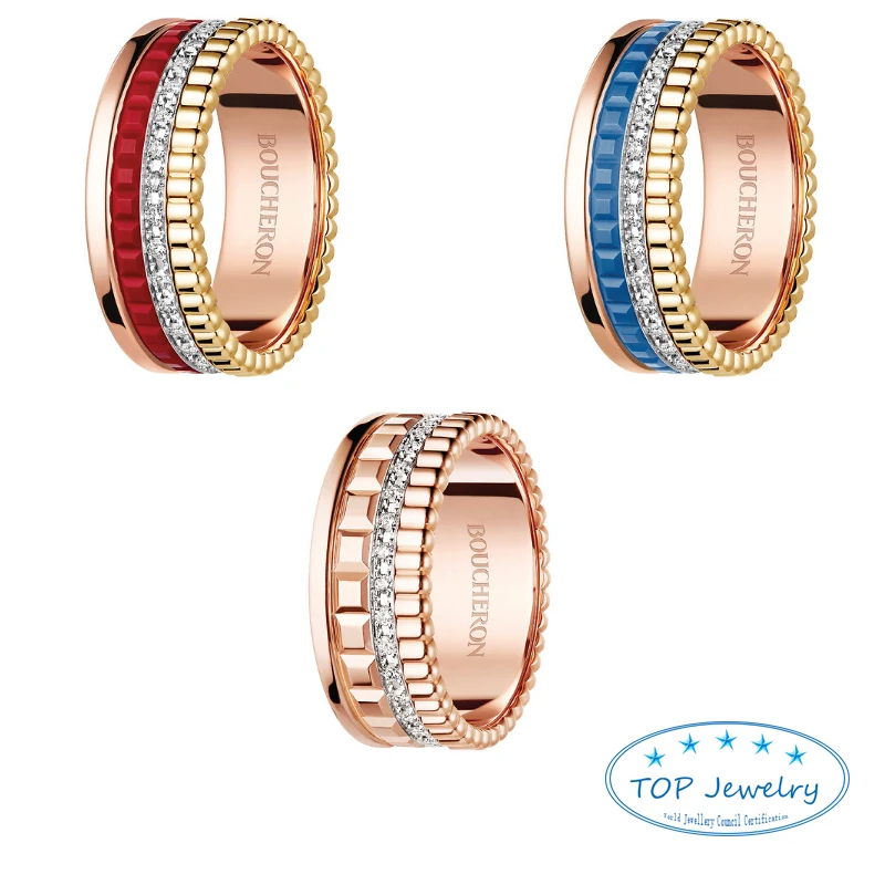 Французские высококачественные брендовые ювелирные изделия BOUCHERON, серебро 925 пробы, розовое золото, поворотные парные кольца четырех ярких серий
Французские высококачественные брендовые ювелирные изделия BOUCHERON, серебро 925 пробы, розовое золото, поворотные парные кольца четырех ярких серий